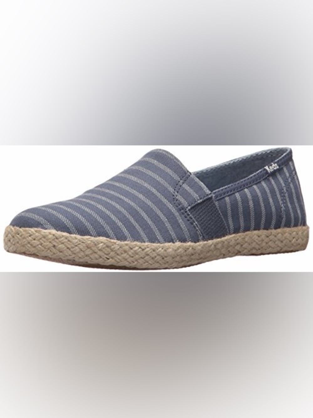 Keds Women's Chillax A-Line Blue Striped Espadrille Sneakers. Size 11